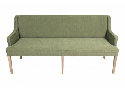 Bench textile seating benches Chesterfield restaurant fabric store sofa leather